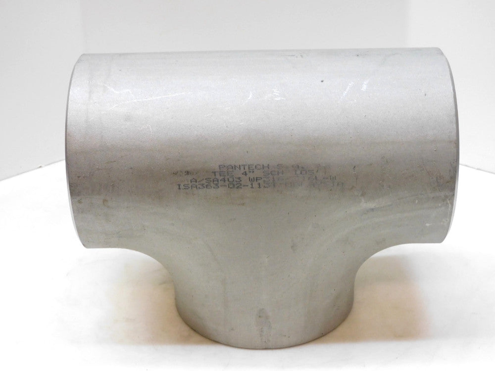 Pantech WP316/316L-W Stainless Steel Weld Tee 4" A/SA403 SCH10S