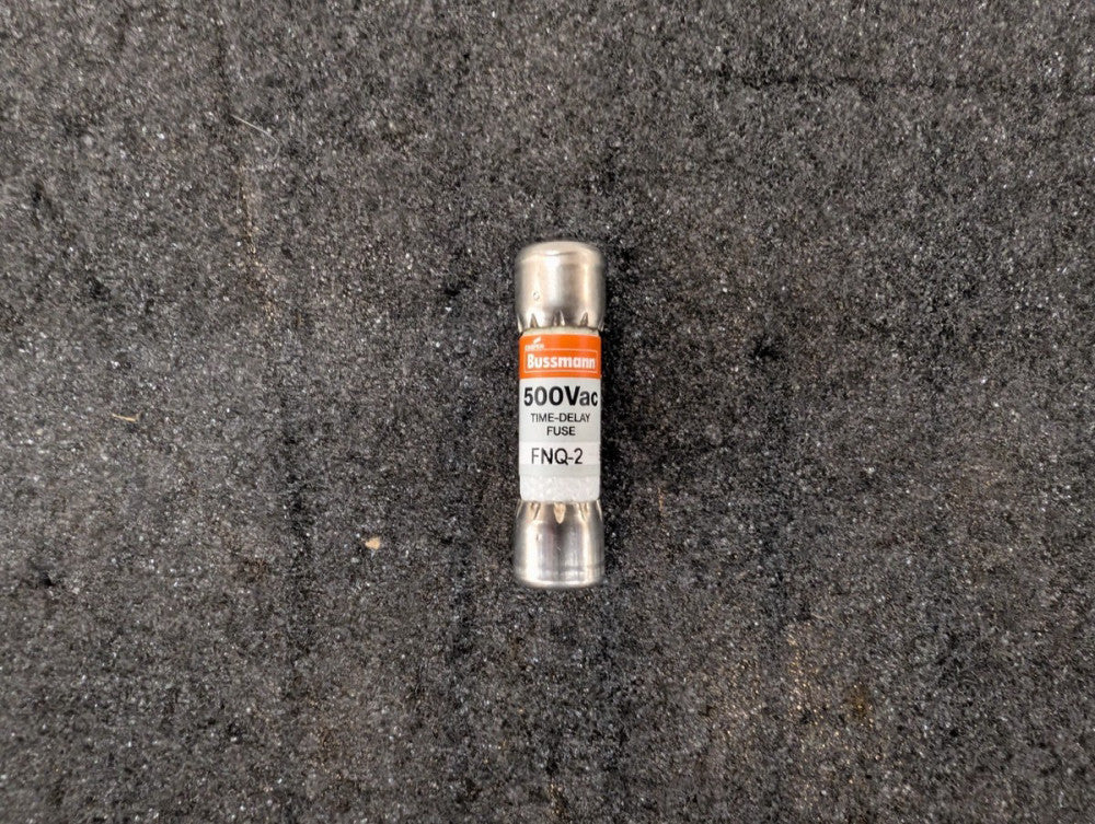 New, Eaton, FNQ-2, FUSE CARTRIDGE 2A 500VAC 5AG - Lot of 2pcs