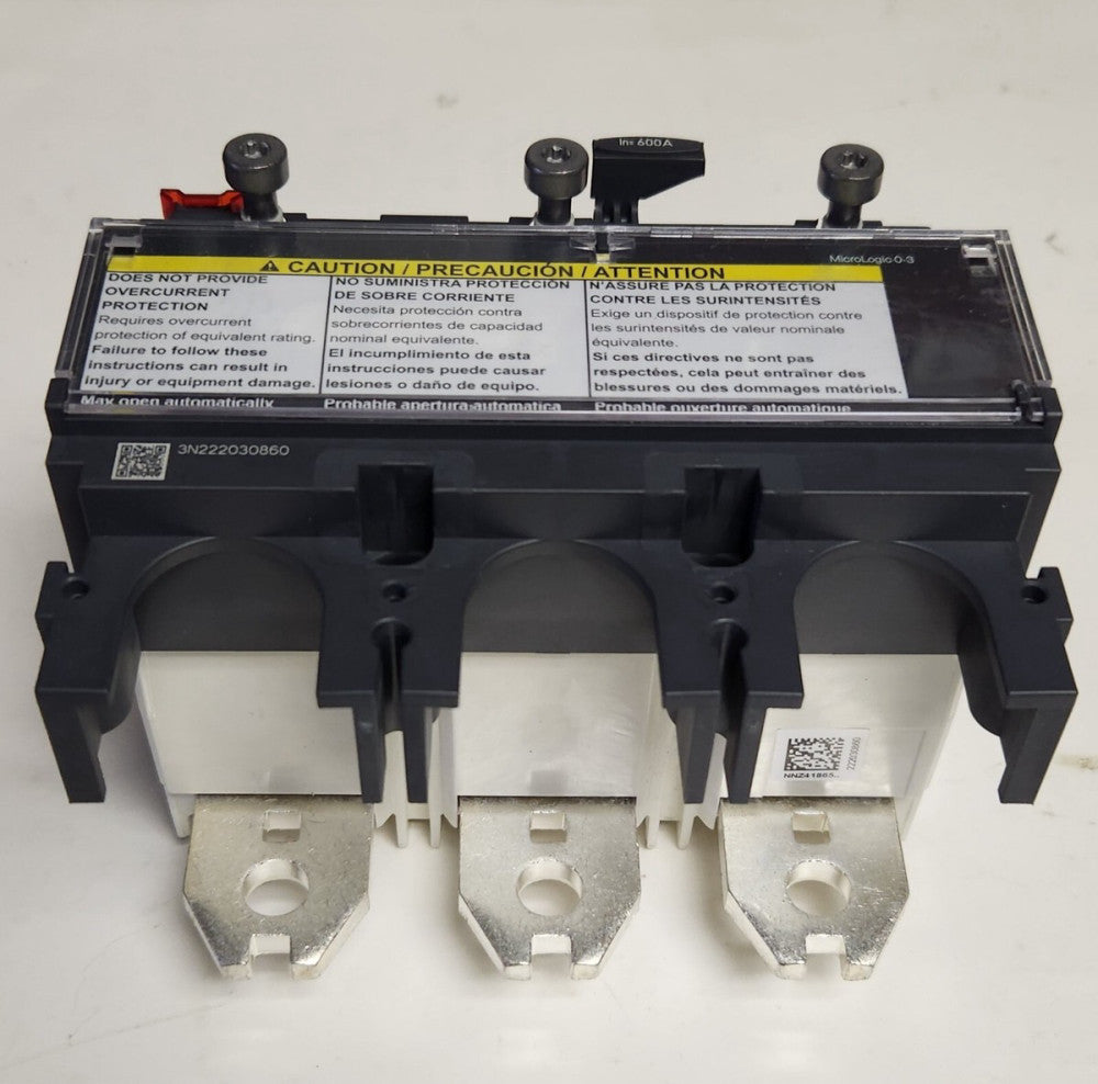SCHNEIDER ELECTRIC LV36050 POWERPACT L 600 AMP Non Automatic Micrologic TRIP