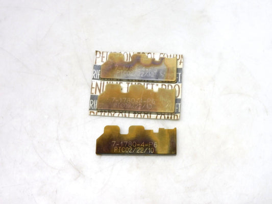Peterson Tool 7-1780-4-P6 Carbide Inserts Lot of 3