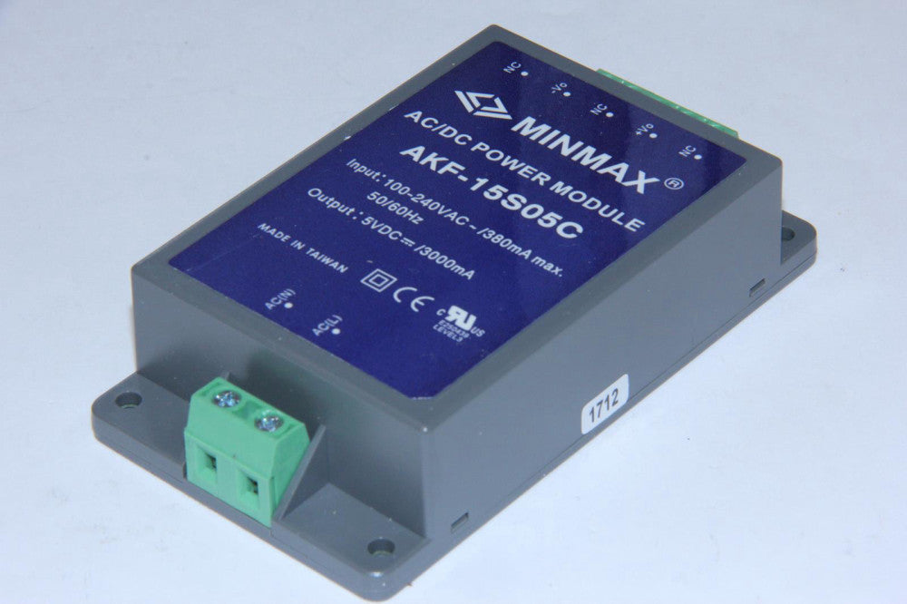 MINMAX AKF-15S05C AC/DC Power Module 15W 5VDC 3000ma Output