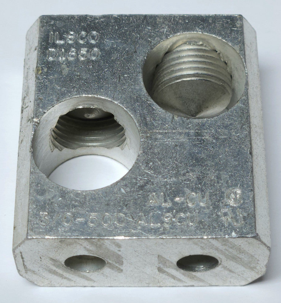 ILSCO D1650 Circuit Breaker and Panel Lug 3/0-500 AL-CU 500 MCM AL9CU Double Bar