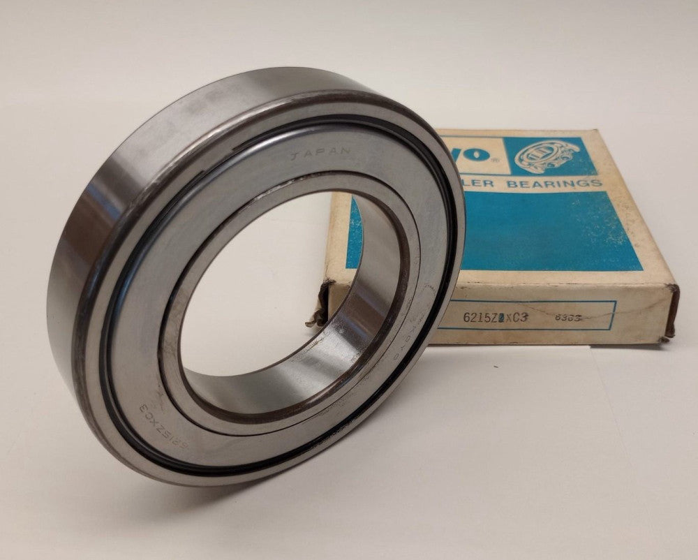 Koyo 6215ZC3 Ball Bearing Single Shielded 75x130x25mm 6215-Z-C3 / 6215ZXC3