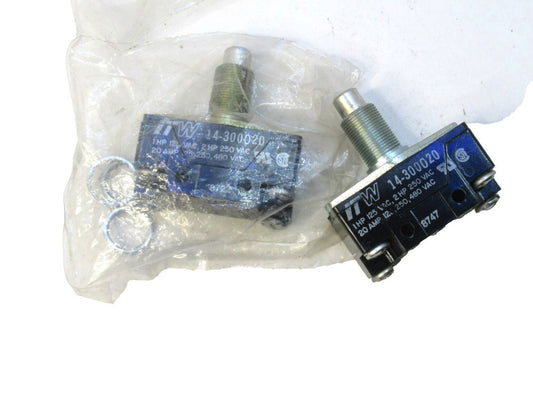 (NEW - Lot of 2) ITW 14-300020 , 143000020 Limit Switch