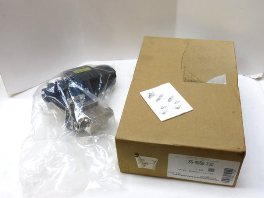 Swagelok SS-45S8-33C Stainless 1-Piece Ball Valve NC Actuator 1/2" tube Fitting