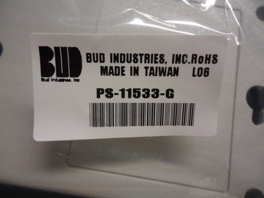 PS-11533-G Bud Industries "BOX ABS GRAY 4.38""L X 3.25""W" NEW!