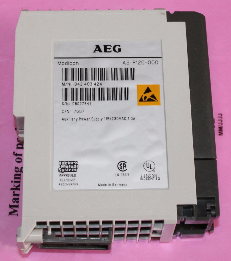 AEG MODICON AS P120 000 Auxiliary Power Supply Module