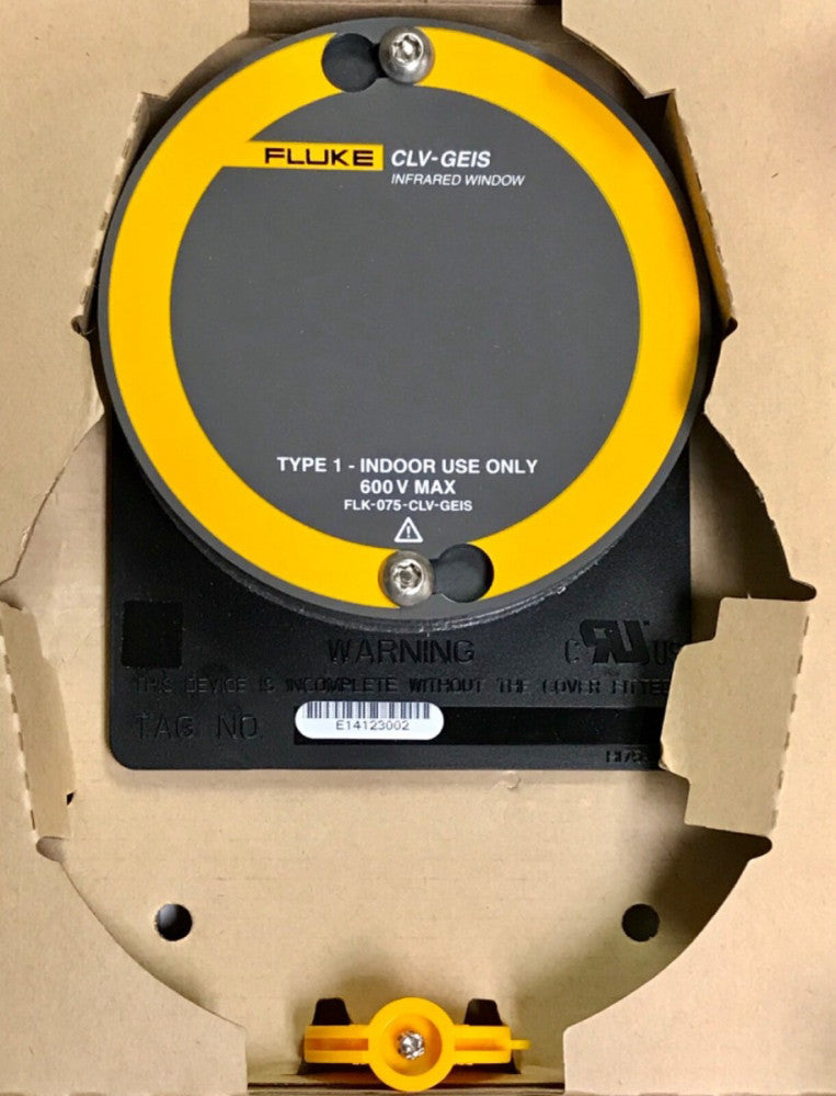 FLUKE FLK 075 GEIS CLV Infrared Window CLV-GEIS Nema 1 Indoor Use 600 VAC