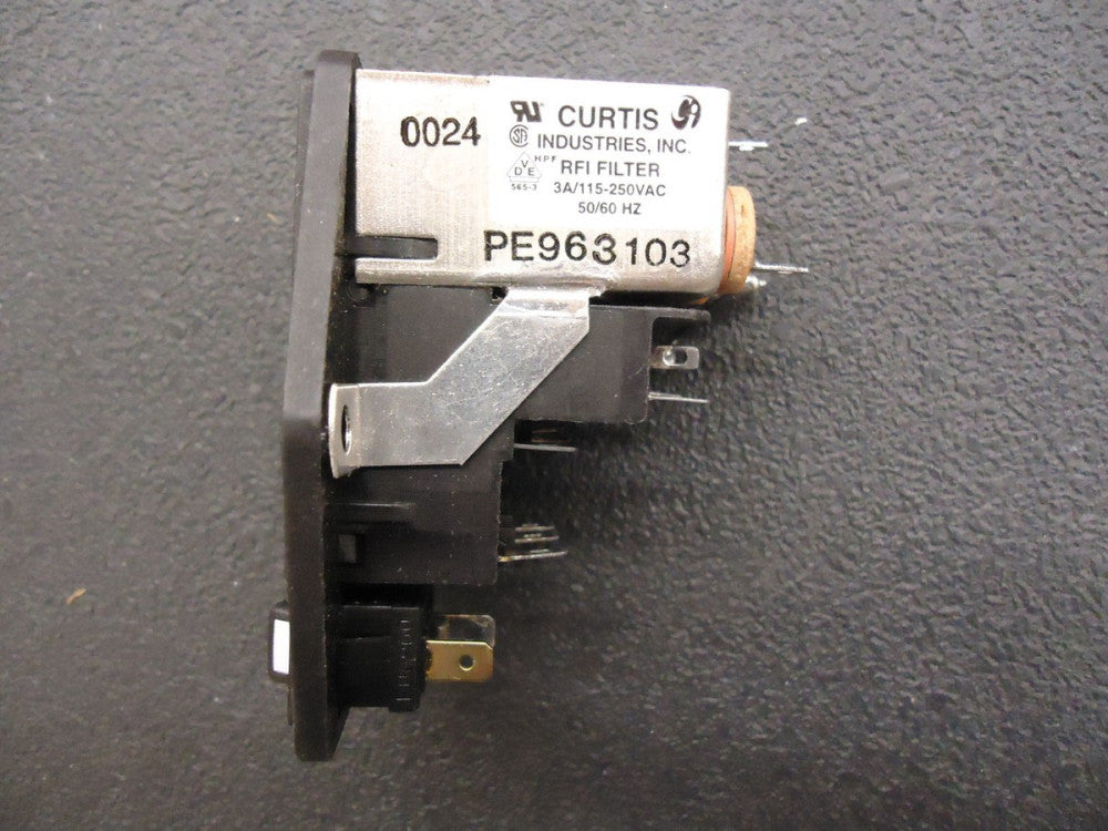 Curtis Industries PE963103 POWER ENTRY FILTERED 3A SCREW. Brand New!
