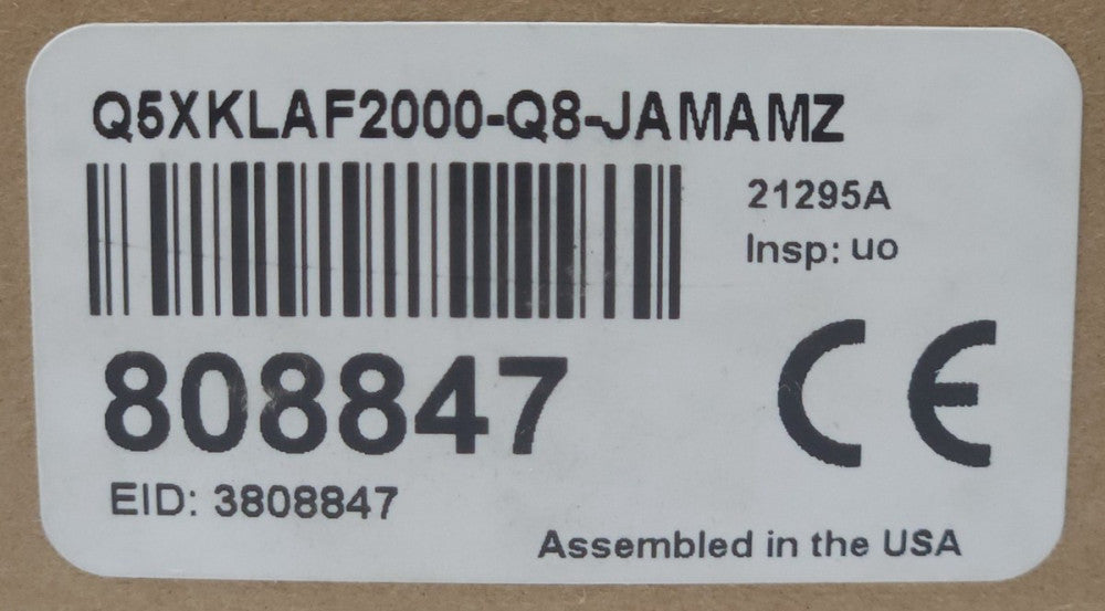 BANNER Q5XKLAF2000 Q8 JA MZ 80847 Laser Q5X Laser Triangulation Sensor Dual Mode