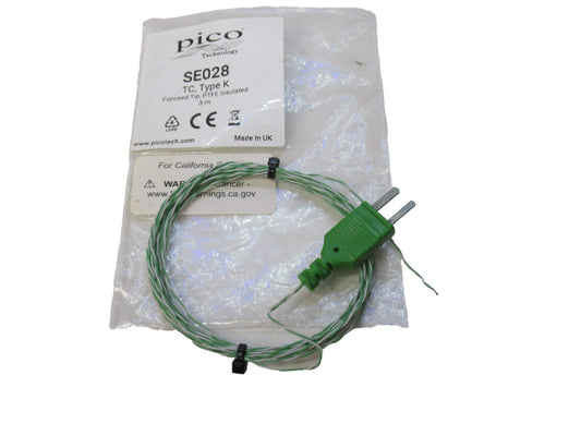 Pico Technology SE028 Type K TC Thermocouple Probe (New)