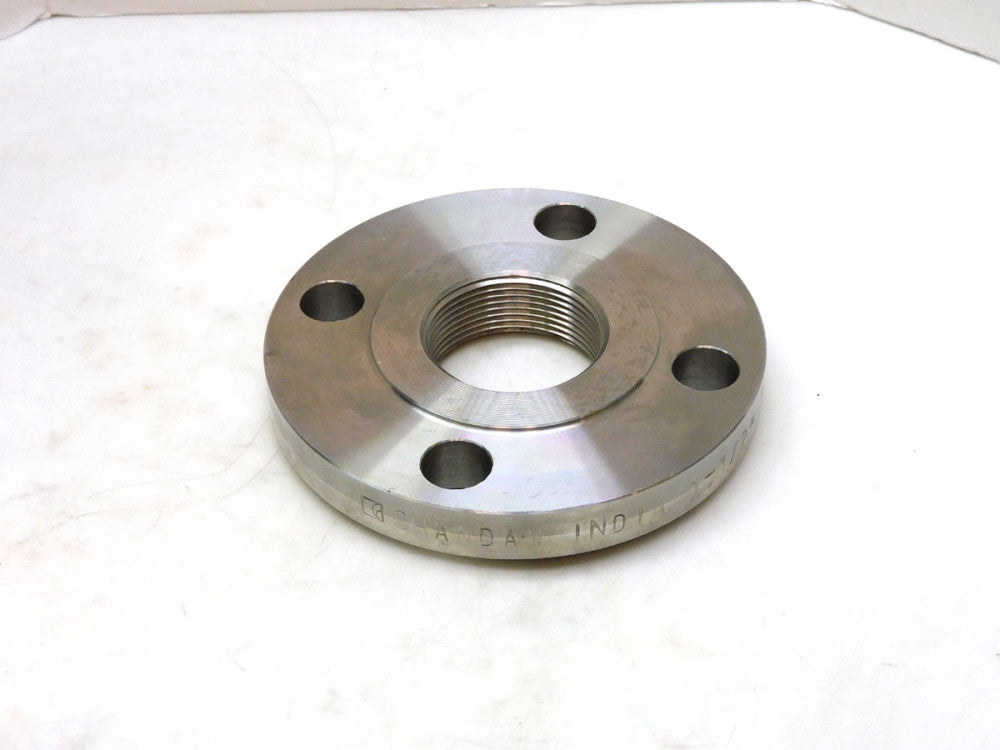 Chandan 1-1/2"npt Threaded 150 Raised Face F316/316L Stainless Pipe Flange 4bolt