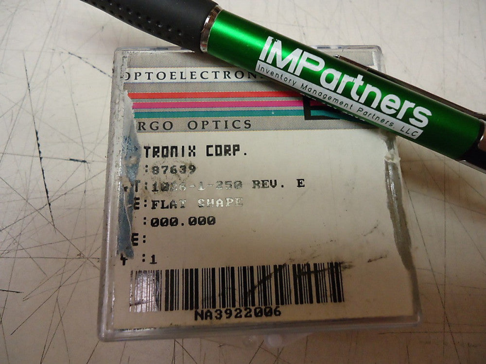 Virgo Optics 1026-1-250 Optical Laser Lens Mirror. Brand New!