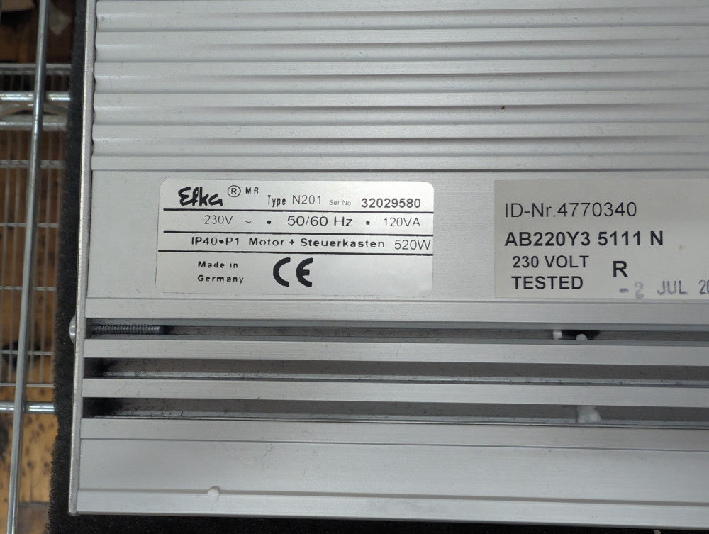 Used, Efka, AB220Y3-5111, AB220 TYPE N201 SEWING MOTOR CONTROL