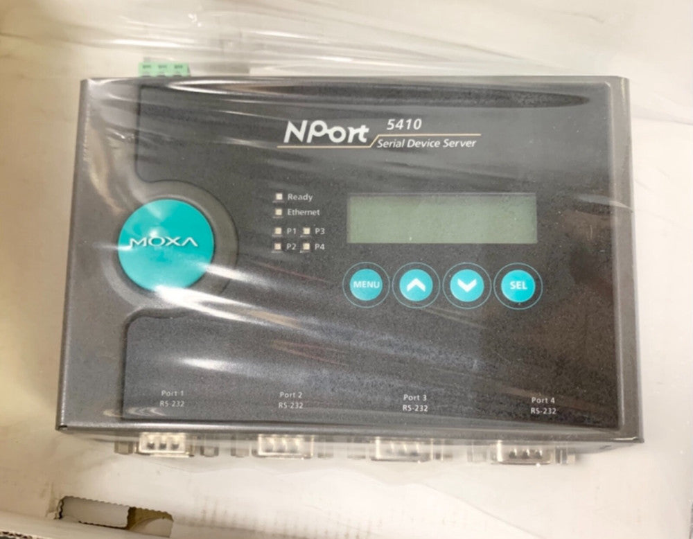 MOXA Nport 5410 V3.4.3 (McD) 4 Port Device POS HUB 7128 0624 9900 Serial Device