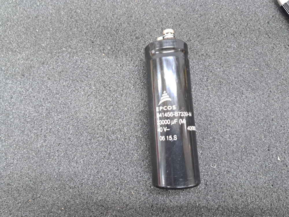 New, Epcos, B41456-B7339-M, CAP ALUM 33000UF 20% 40V SCREW