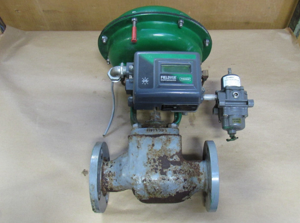BAUMANN ACTUATOR CONTROL VALVE 2" 150 W/ FISHER CONTROLS DVC2000