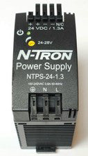 N-TRON NTPS 24 1.3 Power Supply 1.3 AMP Input 100-240 VAC Output 24-28 VDC NTRS
