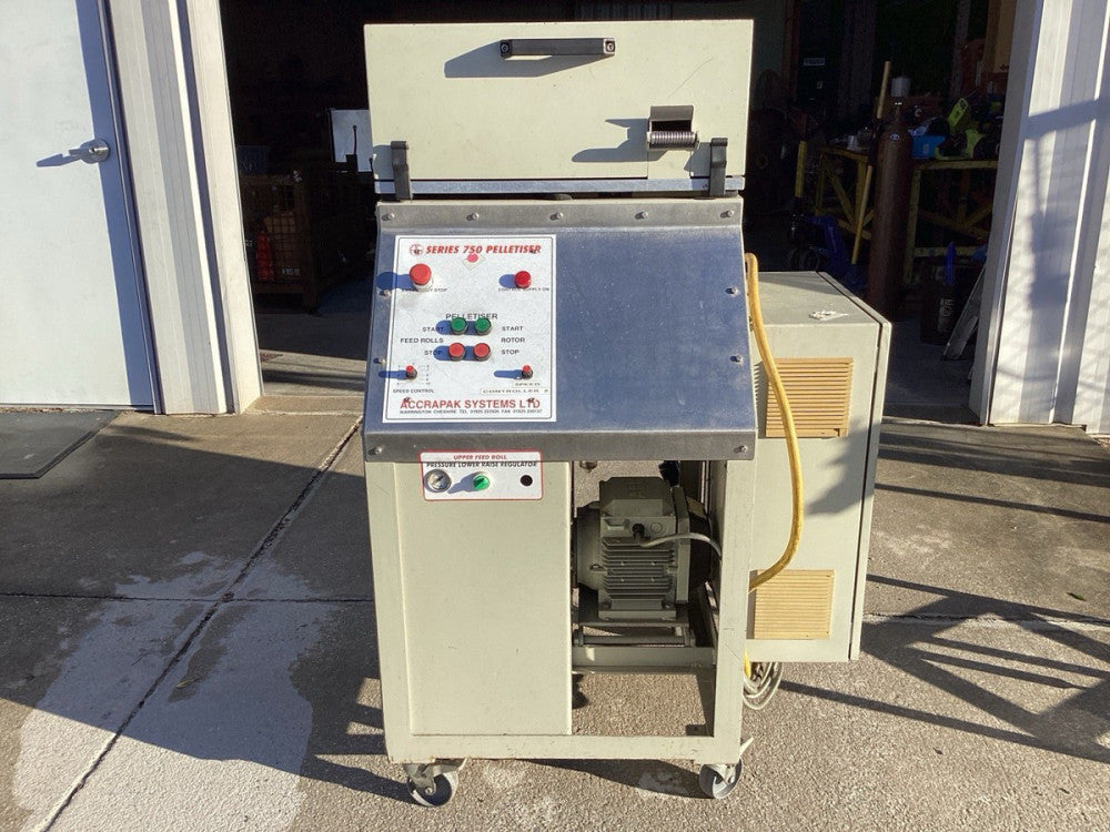 ACCRAPAK STRAND PELLETISER, MODEL 750 / 3