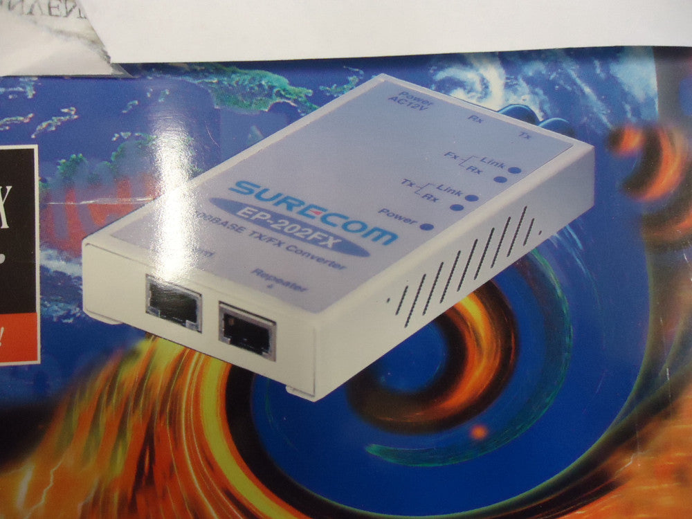 EP-202FX-C, Surecom, Converter 100Base-TX to 100Base-FX, BRAND NEW!