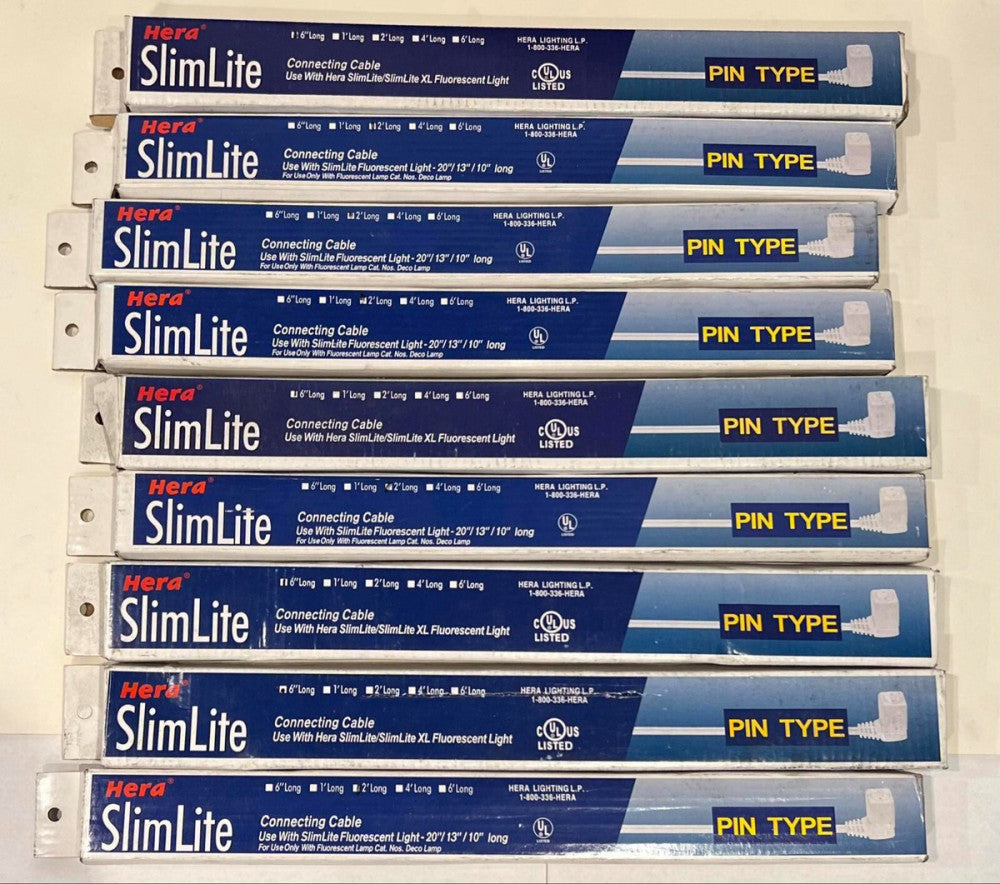 (Lot of 9) HERA SLIM LITE SCC24 XL Connecting Cable Pin Type