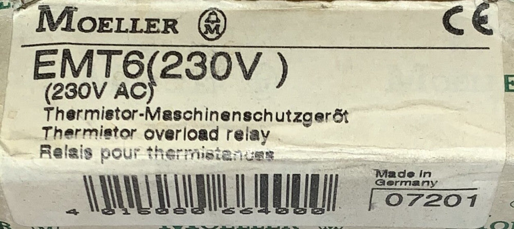 Eaton Moeller EMT6 (230V) (230VAC) EMT6 Thermistor Overload Relay 230 VAC