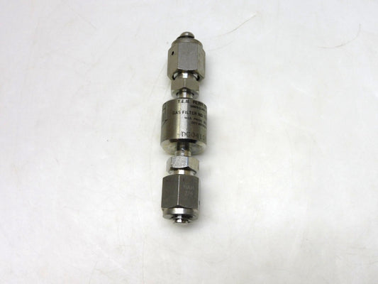 T.E.M. FILTER TEM-1775D GAS FILTER 3000PSI DG0410815 316 BAR .003 MICRONS