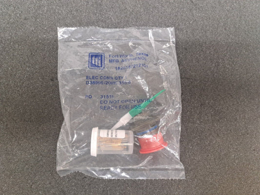 New, Amphenol, D38999/20WC35SB, Circular MIL Spec Connector 22P RCPT SZ 13 SKT W