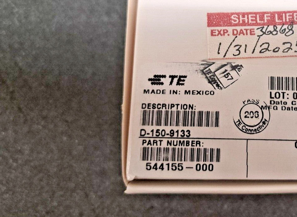 New, TE Connectivity, D-150-9133, SLDR SLEEVE WIRE-WIRE 0.248" BLK