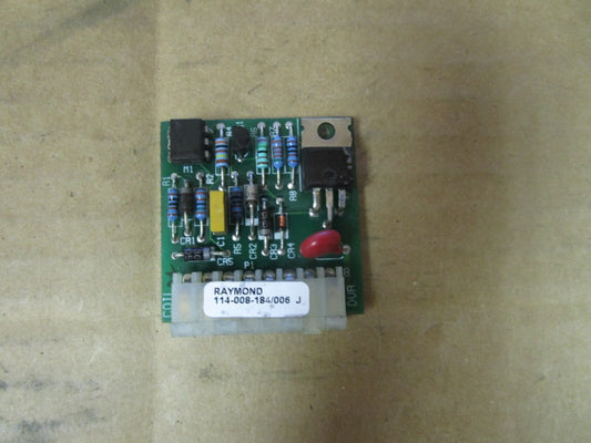 RAYMOND COIL DRIVER BOARD 114-008-184/006 J PCB 114-008-968/001 REV A