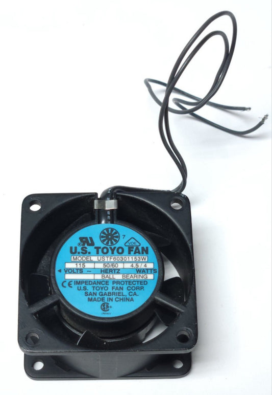 U.S. TOYO FAN MODEL USTF60301153W 115 VAC 50/60 Hertz 4.5/4 WATT Ball Bearing