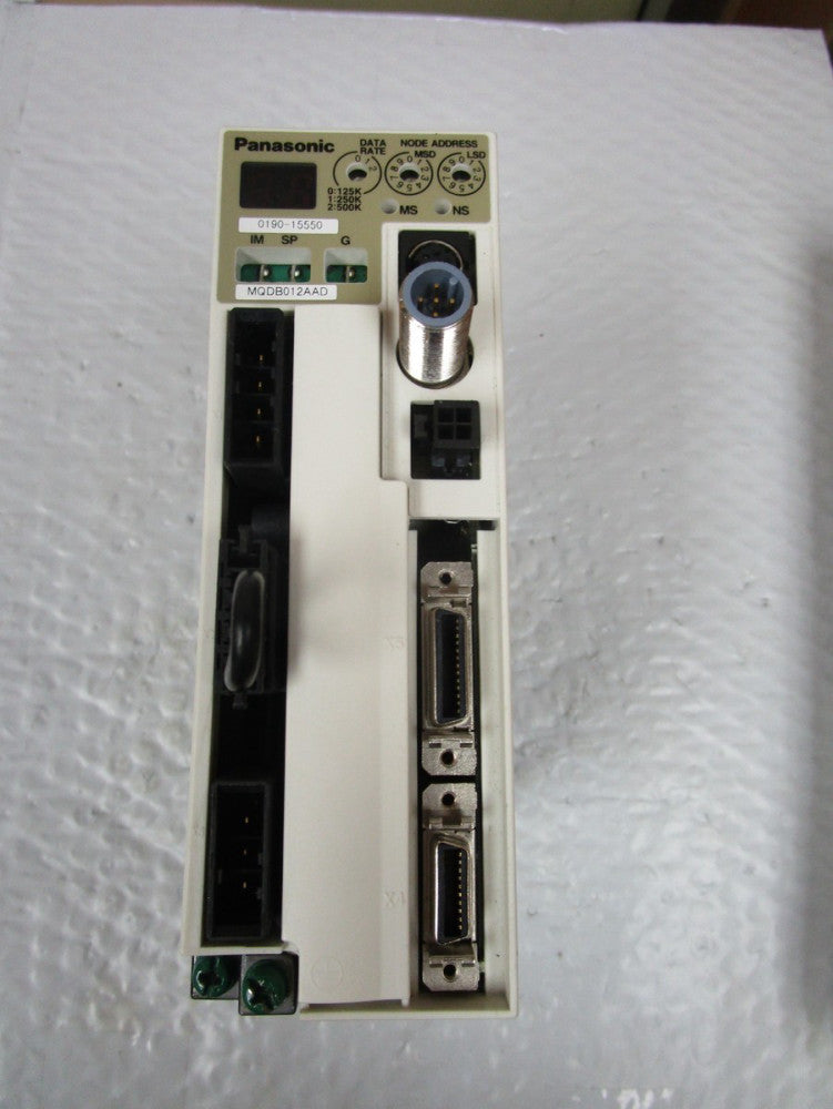 Panasonic AC Servo Drive MQDB012AAD 200-240Vac 1 PH 100W WATT