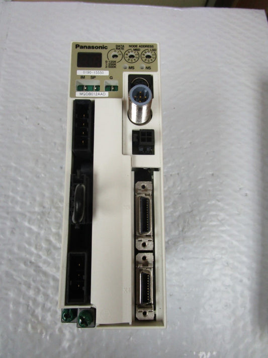 Panasonic AC Servo Drive MQDB012AAD 200-240Vac 1 PH 100W WATT