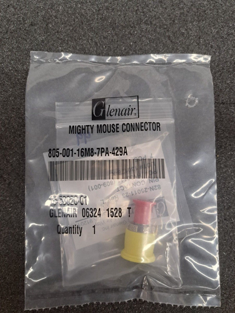 New, Glenair, 805-001-16M8-7PA-429A, Circular MIL Spec Connector MIGHTY MOUSE