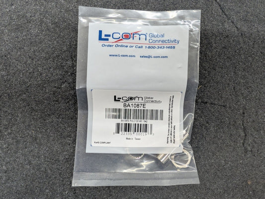 New, L-Com, BA1087E, COAX ADAPT BNC TO BNC - Lot of 9pcs