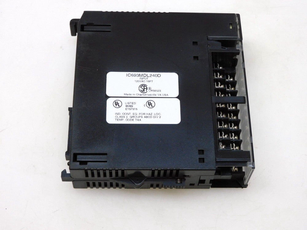 GE FANUC IC693MDL240D INPUT MODULE 120VAC 16PT