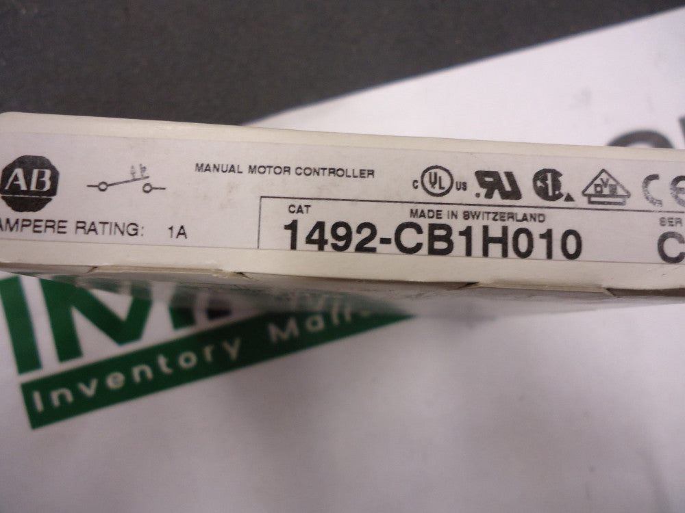 New. 1492-CB1H010 Allen Bradley 1A Circuit Breaker