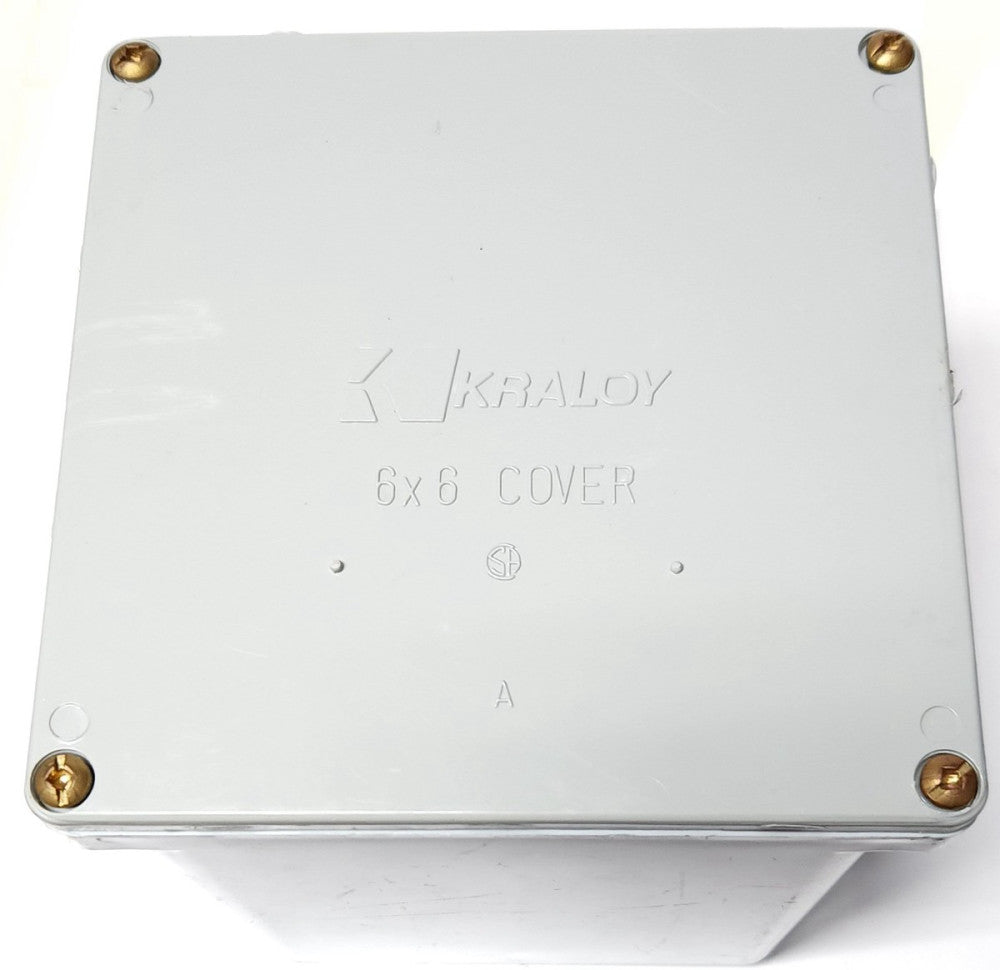 KRALOY 6X6X6 CHEMTROL 22530 JUNCTION BOX 6"X6" Cover Nema 1 2 4 4X 5 6 6 P