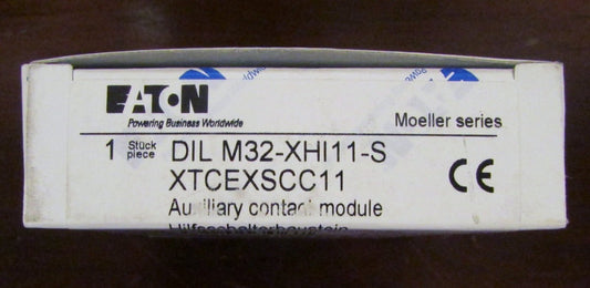 EATON KLOCKNER MOELLER XTCEXSCC11 DIL M32 XHI11 S Auxiliary Contact Module
