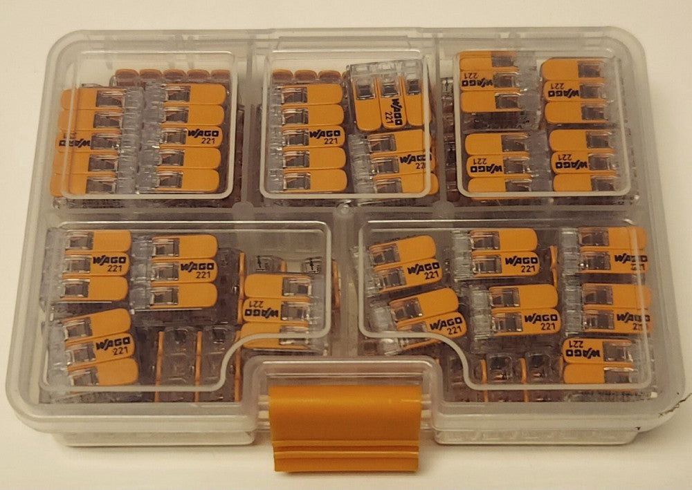 WAGO X002WL339L 75 Piece Lever NUT Electrical Splice Connector 30 221-412 30
