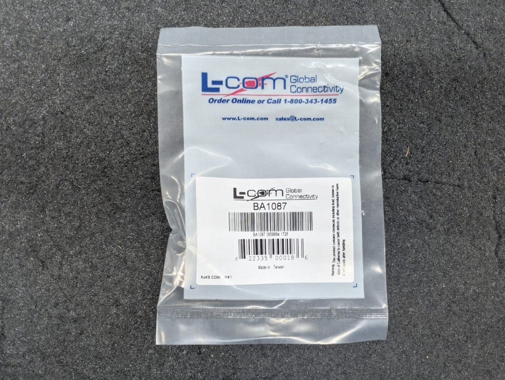NEW, L-Com, BA1087, COAX ADAPT BNC TO BNC - Lot of 7pcs