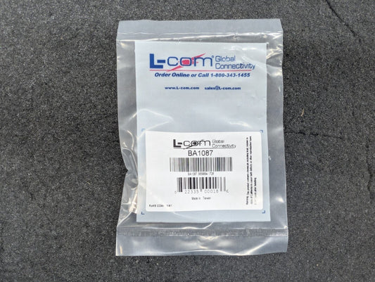 NEW, L-Com, BA1087, COAX ADAPT BNC TO BNC - Lot of 7pcs