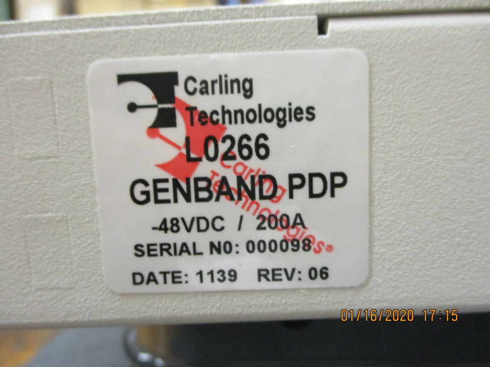 Carling Technologies - L0266 - Power Distribution Center