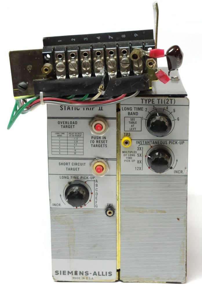 SIEMENS ALLIS STATIC TRIP II Type TI (2T) TRIP UNIT