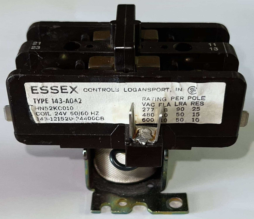 ESSEX CONTROLS Type 143 A0A2 Contactor HN52KC010