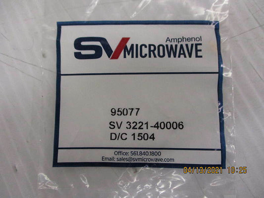 New, Amphenol, 3221-40006, SMPM FEMALE CONNECTOR