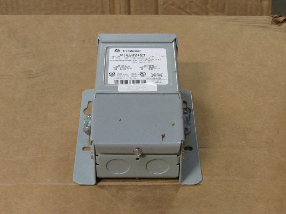 GE GENERAL ELECTRIC TRANSFORMER 9T51B0104 1PH .100KVA 120/240V PRI 12/24V SEC