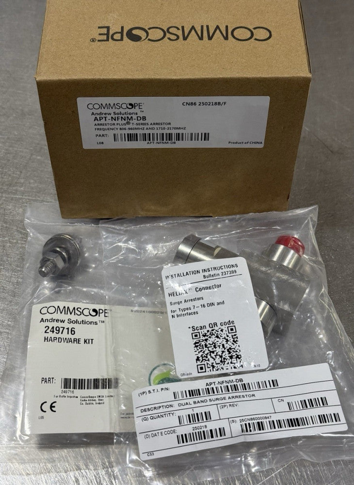 Lot of 5 - COMMSCOPE APT-NFNM-DB Arrestor Plus T Series Surge Arrestor - New