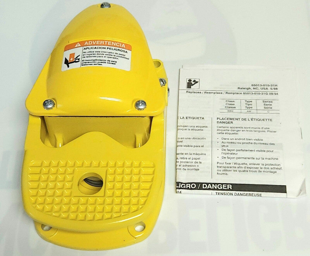 SQUARE D 9002 PW13 600 VAC 250 VDC Foot Switch 9002PW13
