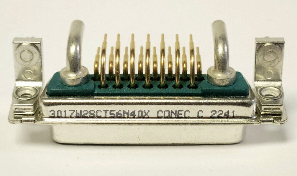 CONEC D-SUB 3017W2SCT56N40X SIGNAL COAXIAL Power Contact 1 AMP to 40 AMP 250-300